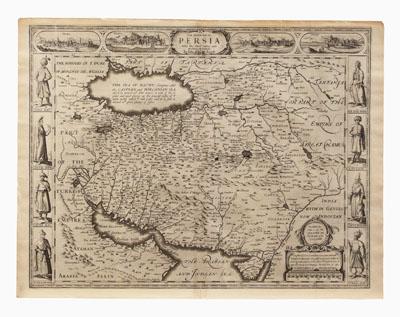 Appraisal: John Speed map of Persia quot The Kingdome of Persia