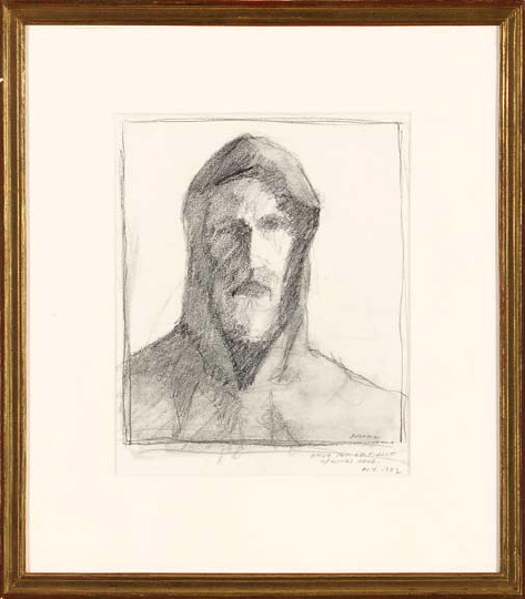 Appraisal: Charles Anton Pfahl American Ohio b Study for Self-Portrait with