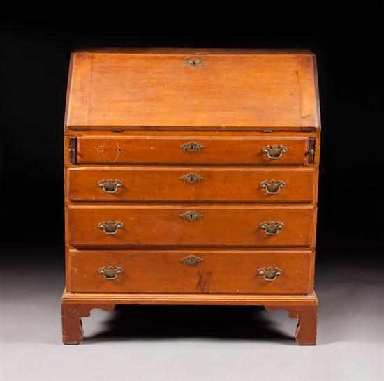 Appraisal: Federal maple slant-front desk New England late th early th