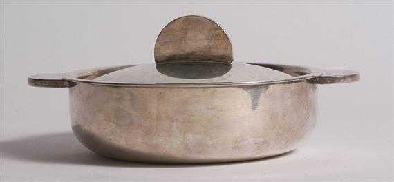 Appraisal: SWISS SMALL COVERED VEGETABLE DISH circa Silver gilt Maker's mark