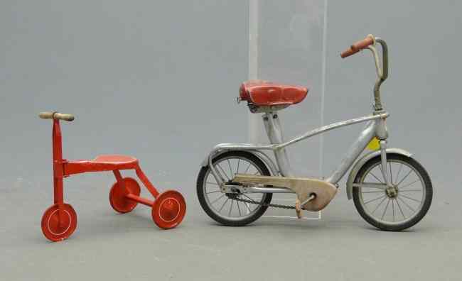 Appraisal: Lil Red Tricycle - art deco '' wheels and GB