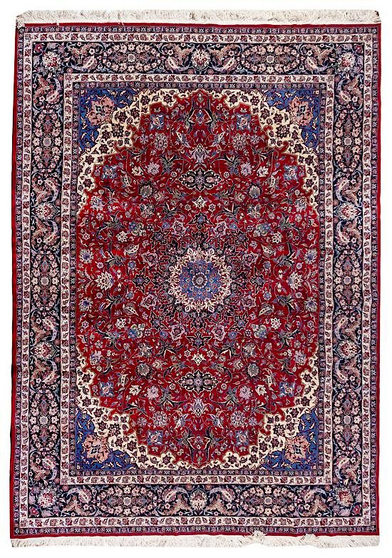 Appraisal: A Tabriz Wool Rug feet inches x feet inches A