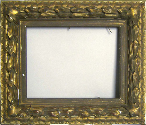 Appraisal: Carved and gilded frame th c x