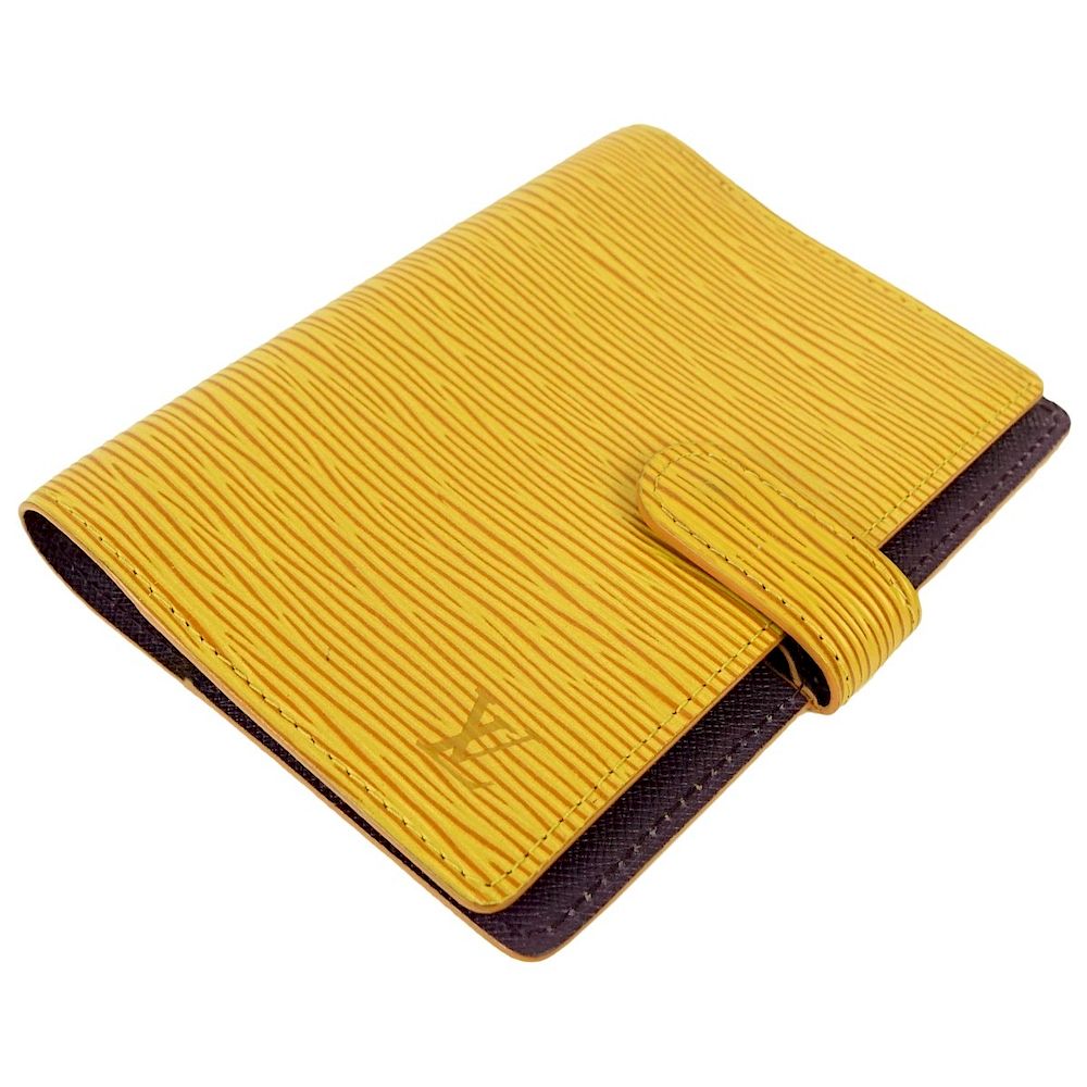 Appraisal: Louis Vuitton Yellow Epi Leather Agenda Cover PM Louis Vuitton