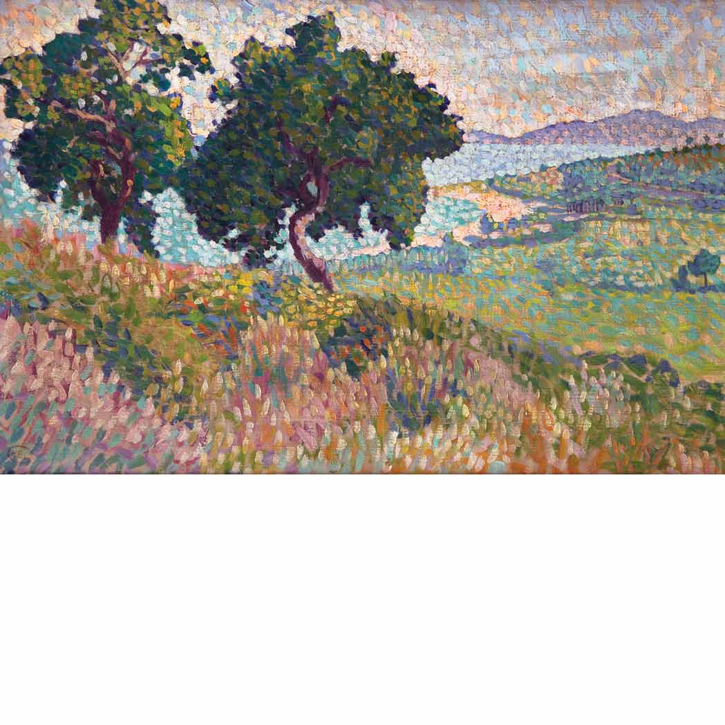 Appraisal: Henri Edmond Cross French - La Baie de Saint-Clair Bearing