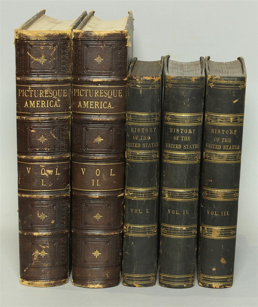 Appraisal: AMERICANA - SETS OF BOOKS WITH ENGRAVINGS to folio Moderate