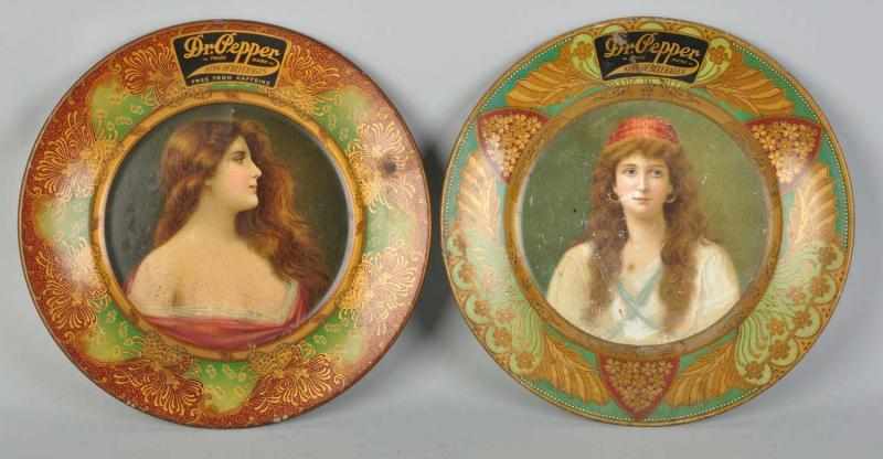 Appraisal: Lot of Tin Litho Dr Pepper Vienna Art Plates Circa