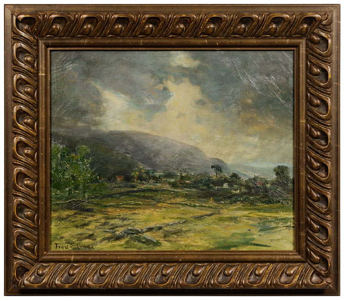 Appraisal: Frederick F Crane New York - Passing Storm signed lower