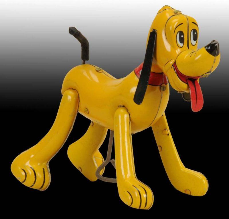 Appraisal: Linemar Disney Mechanical Playful Pluto Toy in O B Description