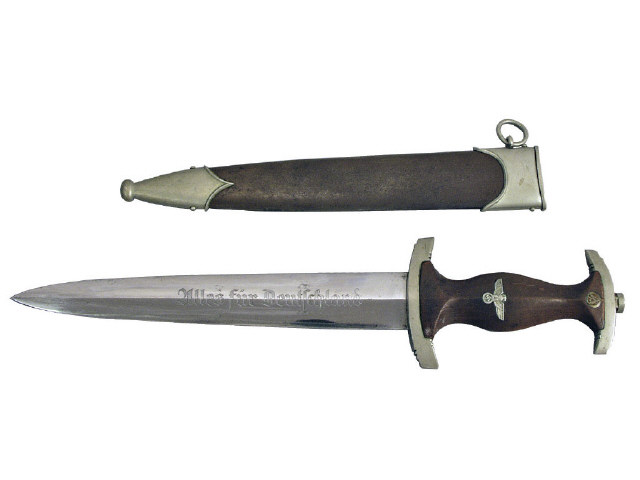 Appraisal: German WWII SA dagger Excellent by Becker with blade showing