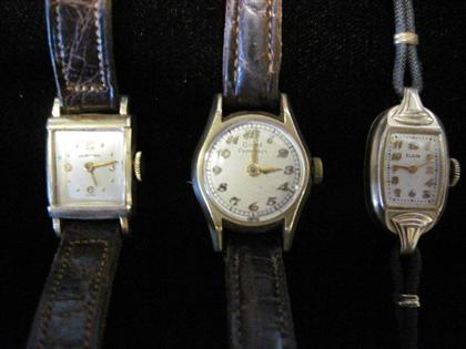 Appraisal: Three lady's wristwatches th century