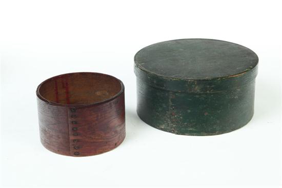 Appraisal: MEASURE AND PANTRY BOX New England nd half- th century