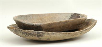 Appraisal: Two Wooden Bowls to in