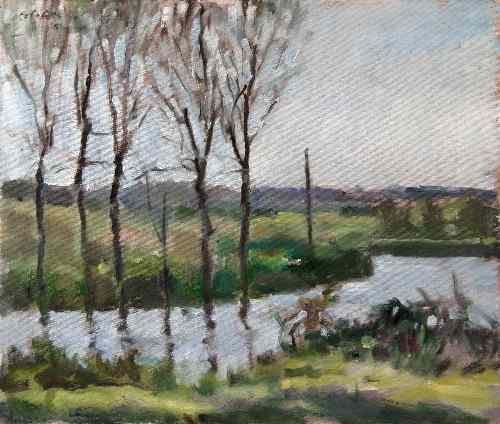 Appraisal: Colin Colahan - - Oil painting - ''Near Fources'' canvas