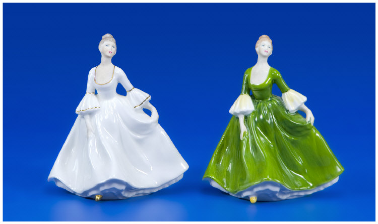 Appraisal: x Coalport Figures Mary And Gwen Both Designed And Modelled