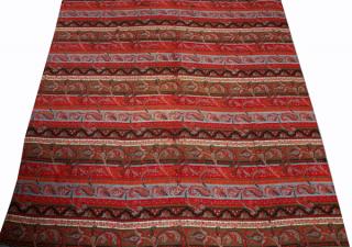 Appraisal: PAISLEY WOOL SHAWL PAISLEY WOOL SHAWL W L Multi-colored and