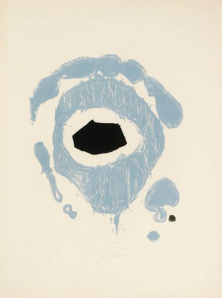 Appraisal: Robert Motherwell American - Untitled B Lithograph in colors on