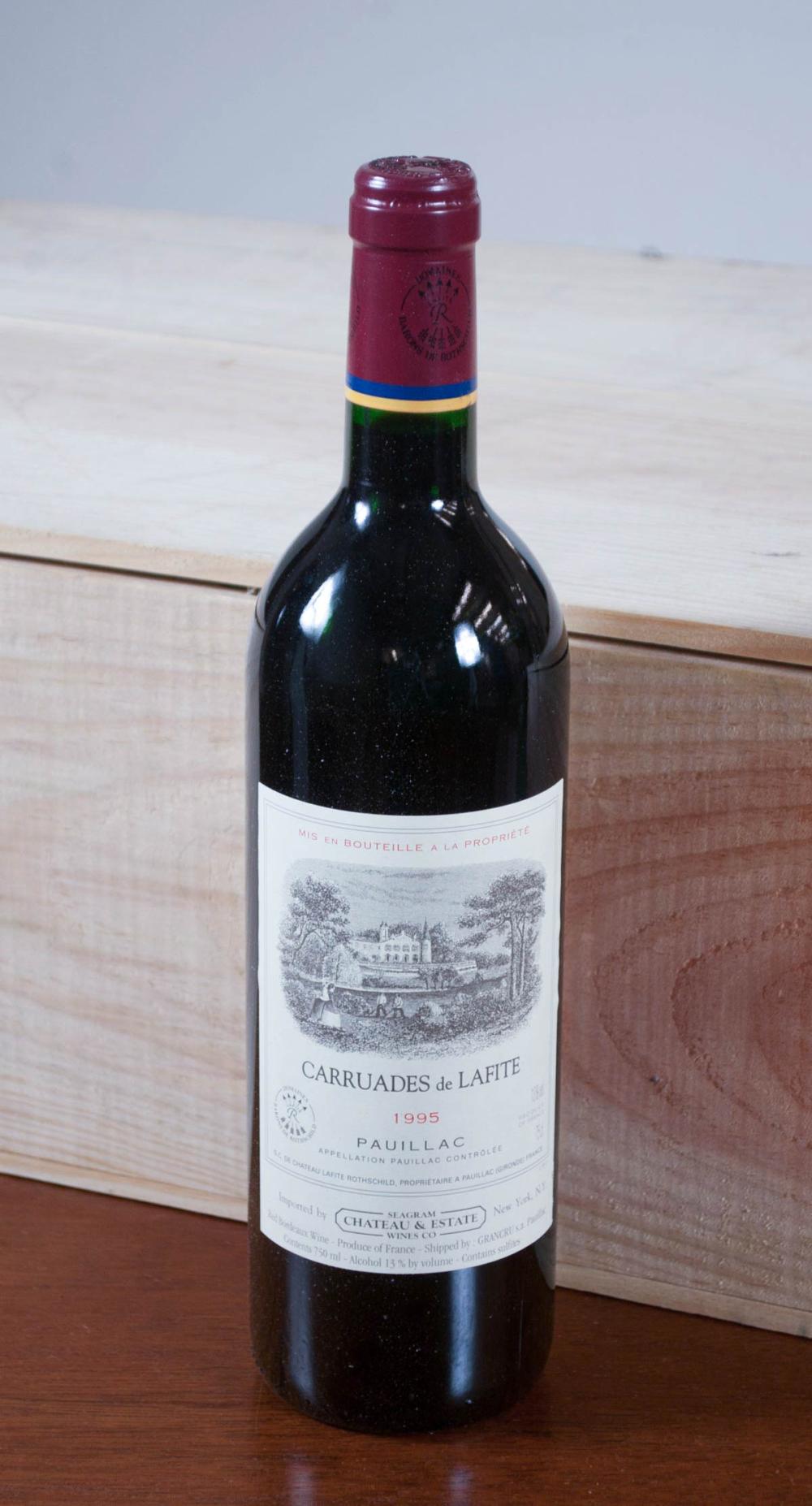 Appraisal: CHATEAU LAFITE ROTHSCHILD 'CARRUADES DE LAFITE' RED BORDEAUX Pauillac France