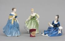 Appraisal: Lot of Three Royal Doulton Figurines First in lot is