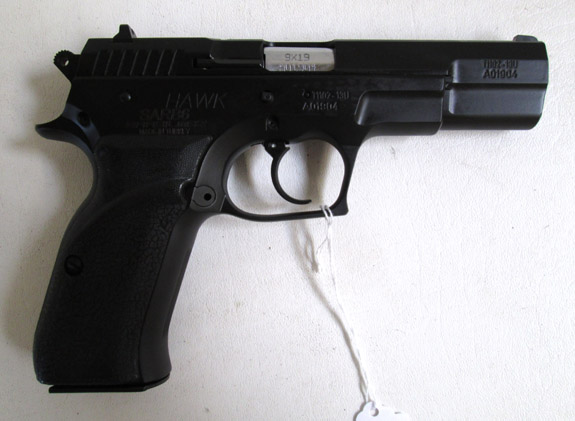 Appraisal: SAR ARMS MODEL B HAWK DOUBLE ACTION SEMI AUTOMATIC PISTOL