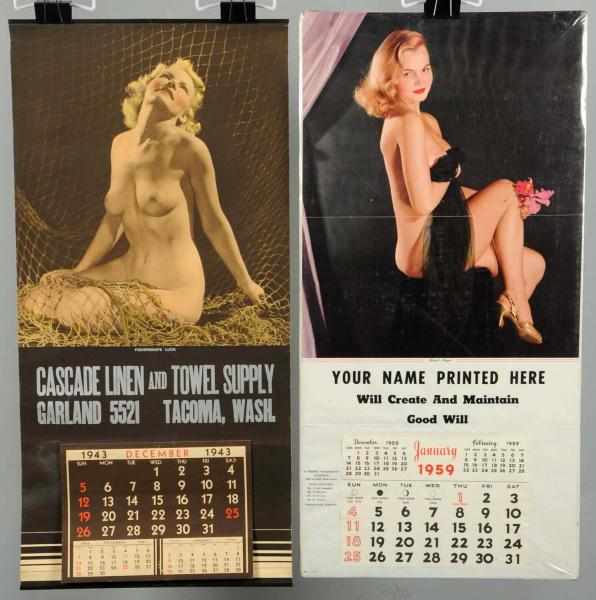 Appraisal: Lot of Nude Photo Calendars from Tacoma Washington is titled