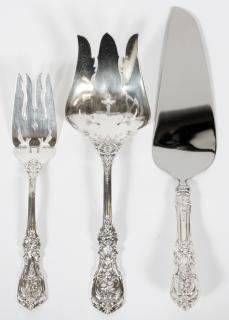 Appraisal: REED AND BARTON STERLING FRANCIS I SERVING PIECES REED AND