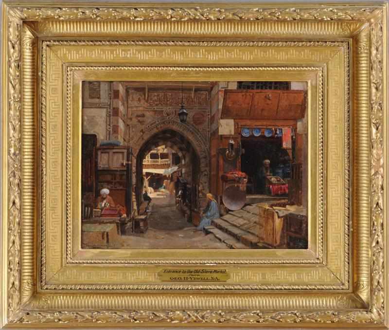 Appraisal: GEORGE HENRY YEWELL - ENTRANCE TO THE OLD SLAVE MARKET