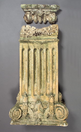 Appraisal: Interesting Classical-Style Cast-Stone Architectural Element late th century h w