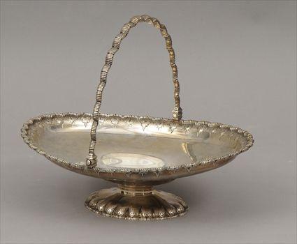 Appraisal: William Gale for Tiffany Co Sterling Silver Basket Marked TIFFANY