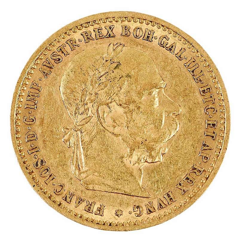 Appraisal: Austrian Ten Corona Gold Coin OBVERSE Franz Joseph I REVERSE