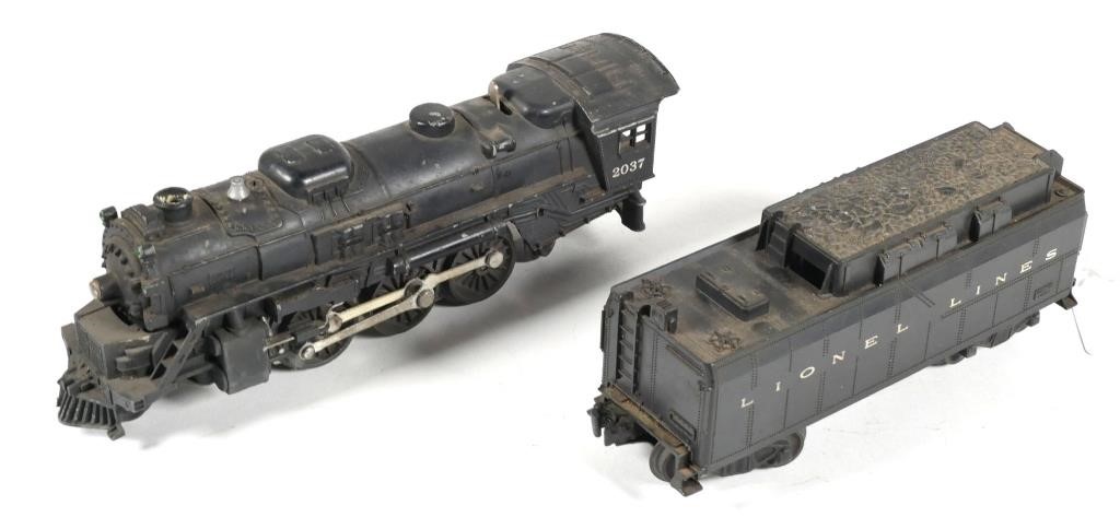 Appraisal: LIONEL GAUGE LOCOMOTIVE AND TENDER - - Locomotive Steam engine