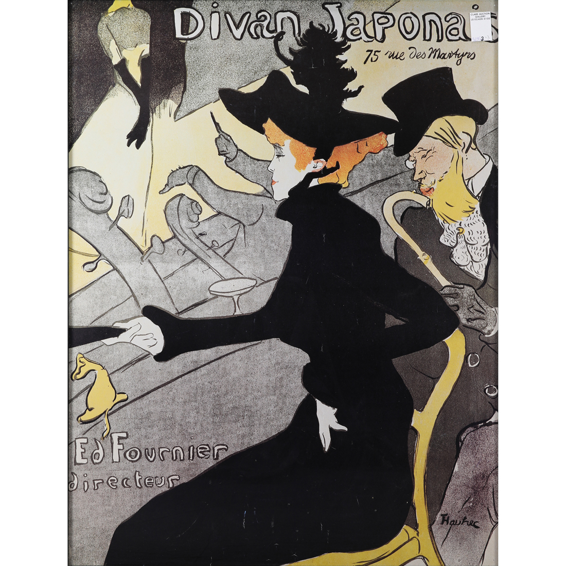 Appraisal: POSTER AFTER HENRI DE TOULOUSE-LAUTREC After Henri De Toulouse-Lautrec French