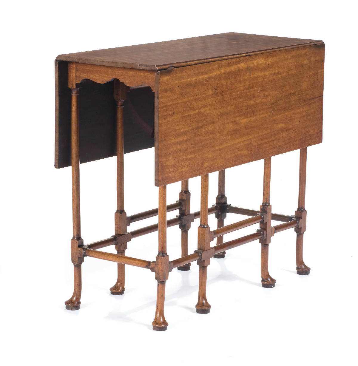 Appraisal: ENGLISH QUEEN ANNE MAHOGANY SPIDER LEG DROP- LEAF TABLE The