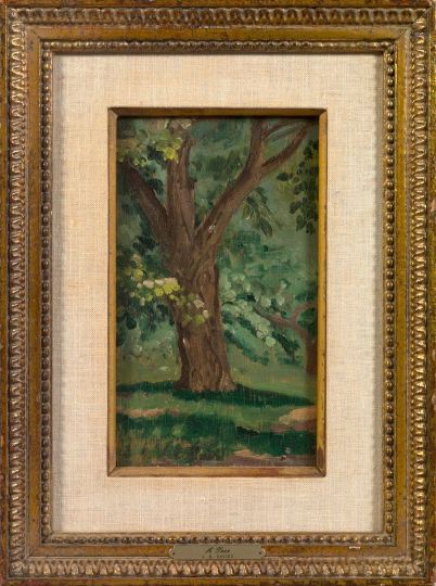 Appraisal: Arthur Bowen Davies American - A Tree oil on board