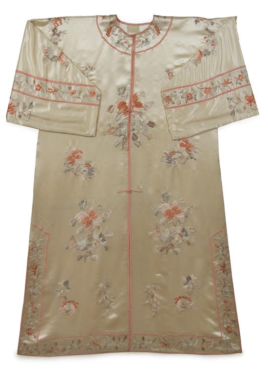 Appraisal: Sale Lot A Chinese Embroidered Silk Lady's Robe decorated with