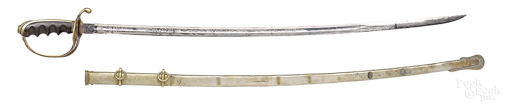 Appraisal: Springfield Armory dress sword and scabbard Springfield Armory dress sword