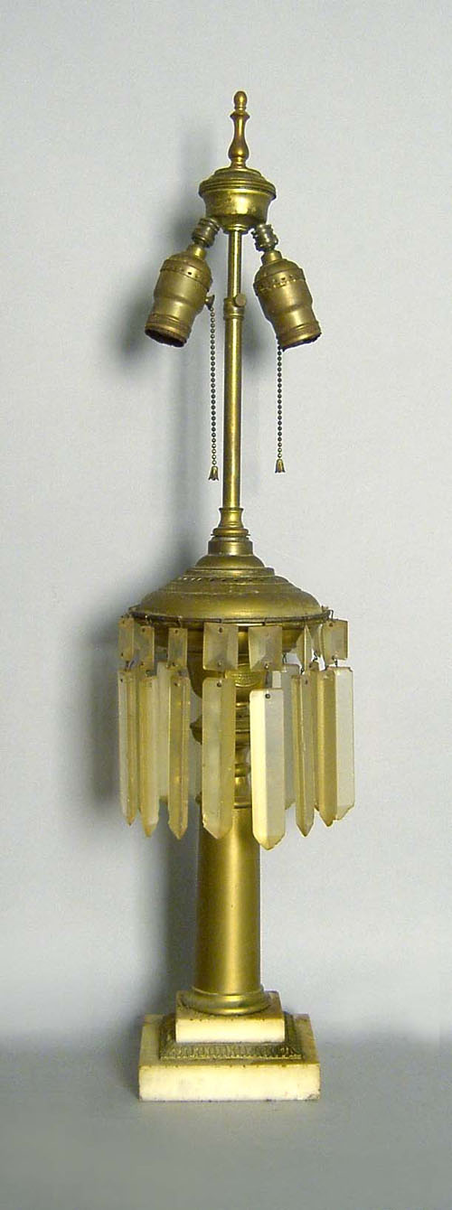 Appraisal: Cornelius Co table lamp mid th c h