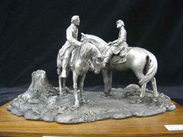 Appraisal: Chilmark Pewter Civil War Statue''Bright Dawn'' '' tall