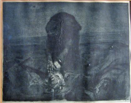 Appraisal: K THE KOLLWITZ german - SCHLACHTFELD plate from 'bauernkrieg' Etching