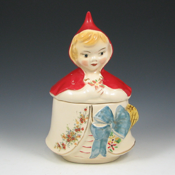 Appraisal: Hull Little Red Riding Hood Dresser or Grease Jar Little