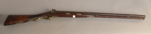 Appraisal: Un-named gauge percussion double barrel shotgun