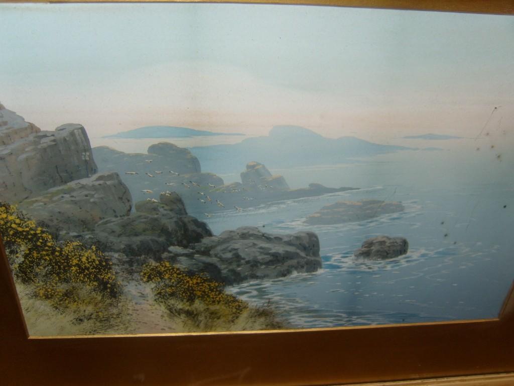 Appraisal: An early th century gouache study of a coastal scene