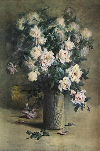 Appraisal: Florence Carlyle Canadian - A Bouquet of Pink and White