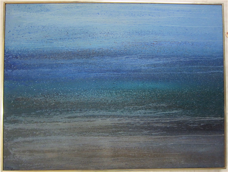 Appraisal: CAROLYN DEWEY ACRYLIC ON CANVAS Oregon th century Titled Sand