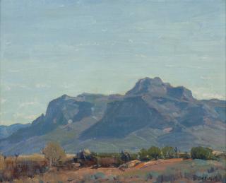 Appraisal: Hanson Duvall Puthuff ''Morning - Apache Trail'' southwestern landscape circa