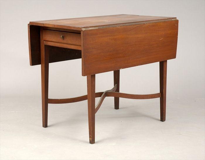 Appraisal: Federal Cherry Pembroke Table x in open x in