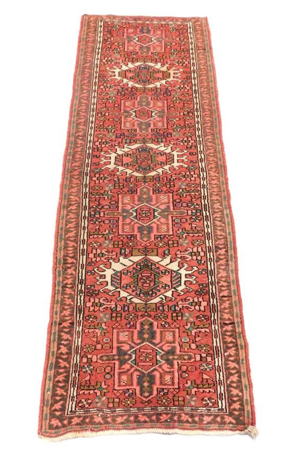 Appraisal: RUG Semi-Antique Persian Karaja ' x ' hand-knotted wool on