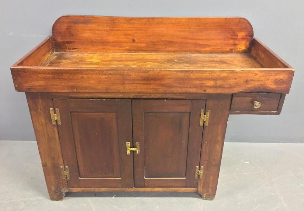 Appraisal: Pine Dry Sink Pine dry sink th c h x