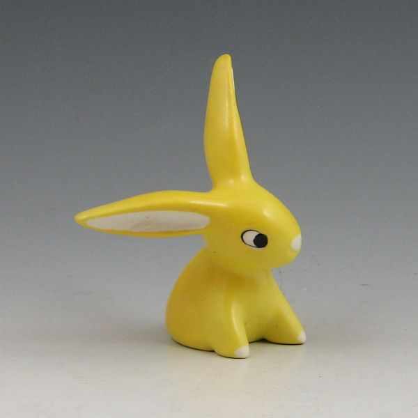 Appraisal: Goebel bright yellow rabbit figurine Marked W Germany with bee