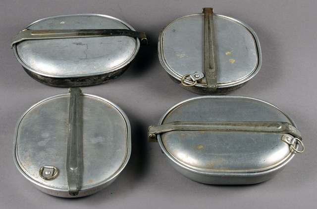 Appraisal: Group of mess kits M marked US L F C